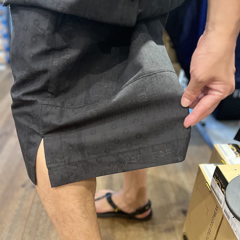 voiry D.P SHORTS SS BANDANA JACQUARD VINTAGE BLACK [ヴォイリー]