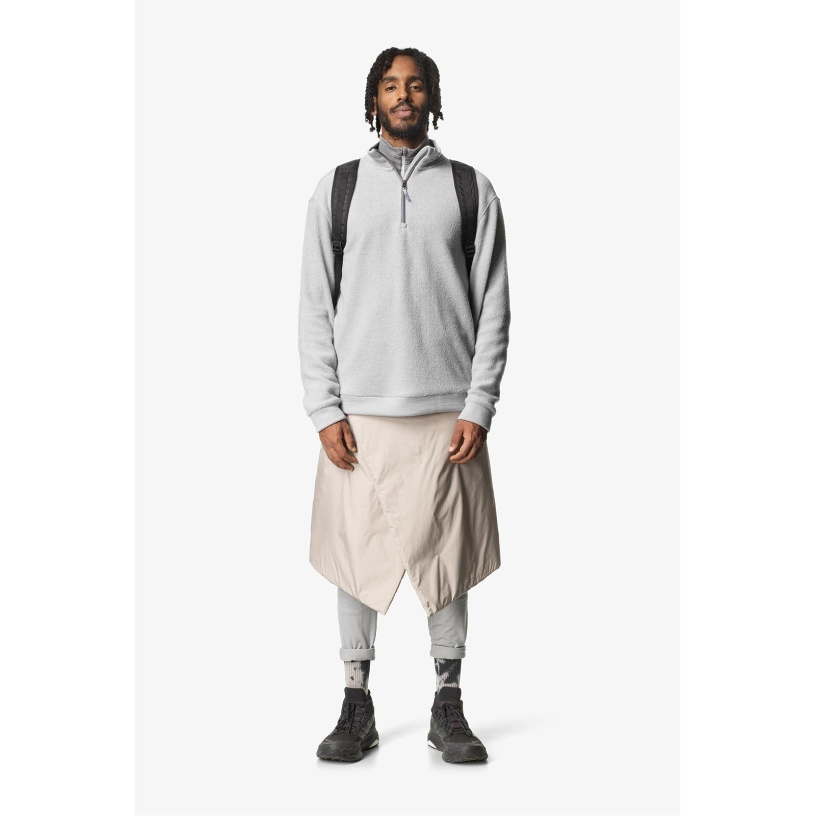 Houdini Mens Alto Half Zip Cloudy Gray [フーディニ]