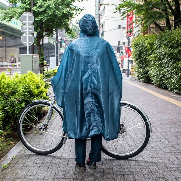 当日出荷可] FAIRWEATHER Packable Rain Poncho Slate Blue [フェア