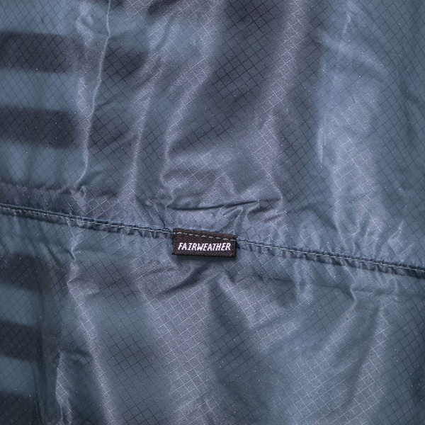 [最短当日出荷] FAIRWEATHER Packable Rain Poncho Slate Blue [フェアウェザー]