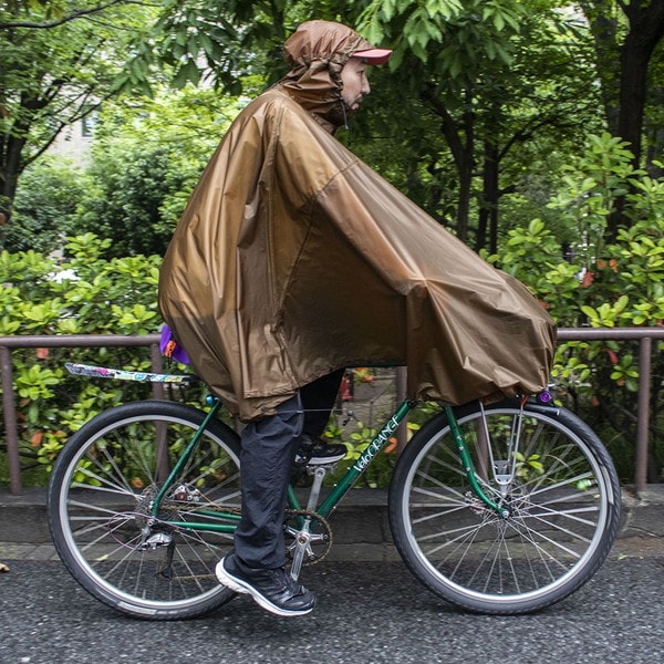 フェアウェザー/パッカブルレインポンチョ　Slate Blue (M) FAIRWEATHER Packable Rain Poncho Slate Blue [フェアウェザー]