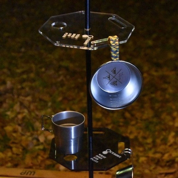 [30%OFF] OCTAGON OCTAGON FLAT PLATE for lantern stand BLACK [オクタゴン]