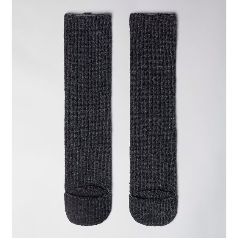 MURACO muraco × MARCOMONDE WOOL SLEEP SOCKS DARK GREY [ムラコ]