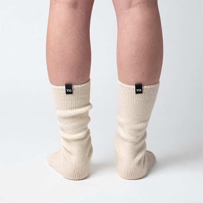 MURACO muraco × MARCOMONDE WOOL SLEEP SOCKS WHITE [ムラコ]