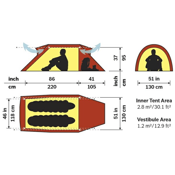 HILLEBERG Nammatj 2 Red [ヒルバーグ]