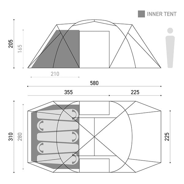 MURACO ZIZ TENT SHELTER ROCK GREY [ムラコ]