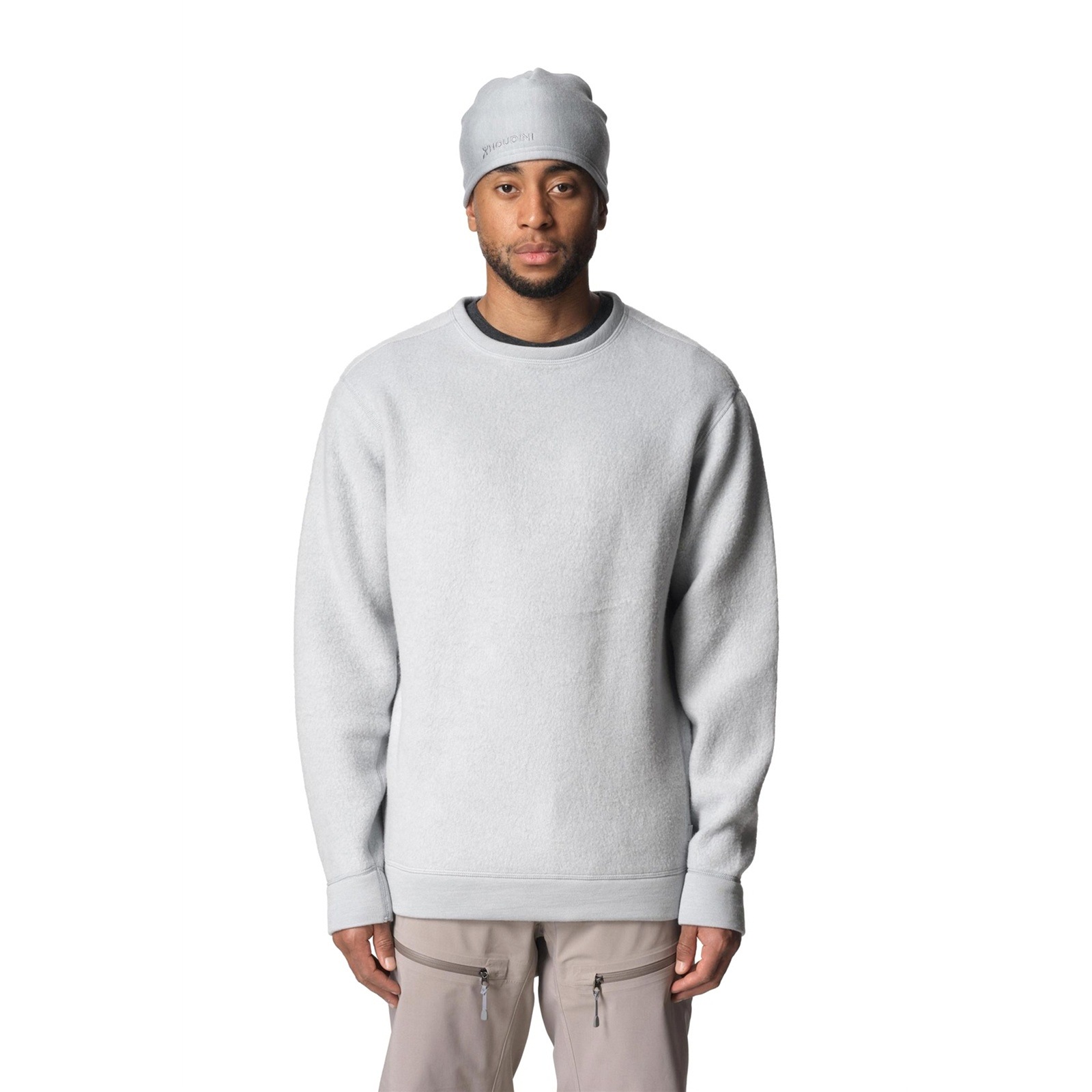 Houdini Mens Alto Wool Crew Cloudy Gray [フーディニ]
