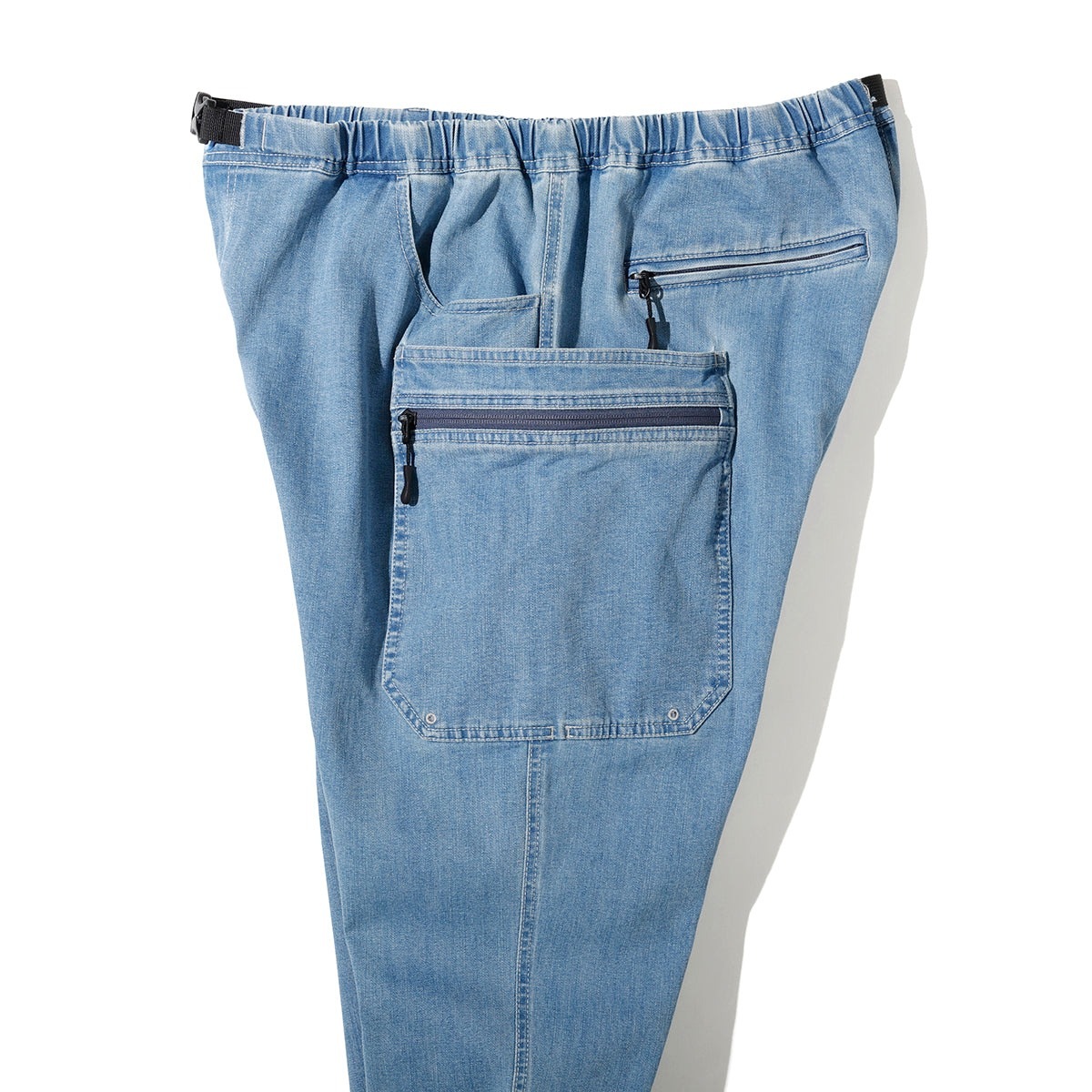 [当日出荷可][20%OFF] Grip Swany GSMP-152 COOLMAX DENIM GEAR PANTS LIGHT INDIGO [グリップスワニー]