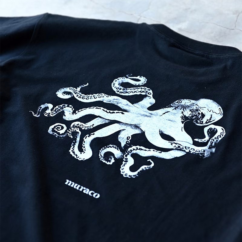 MURACO KRAKEN TEE BLACK [ムラコ]