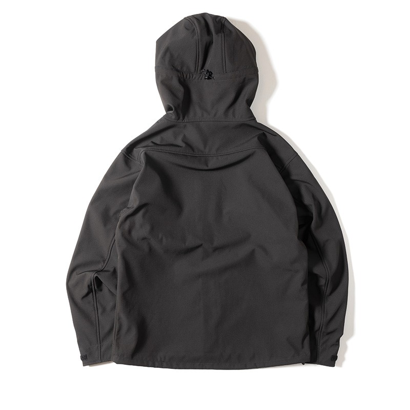 【グリップスワニー GS SOFTSHELL HOODY ブラック】 Grip Swany GS SOFTSHELL HOODY BLACK [グリップスワニー]
