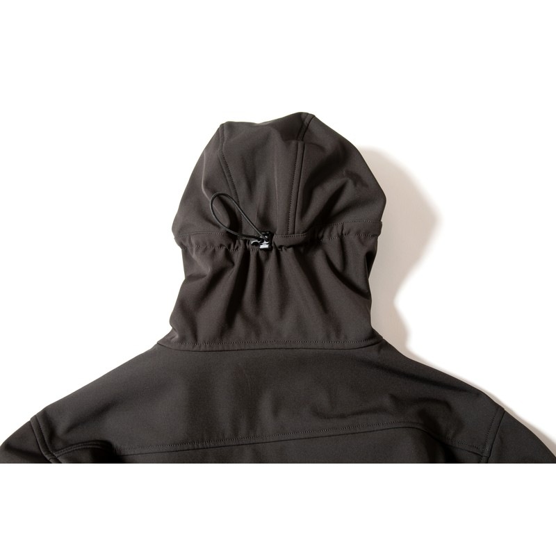 【グリップスワニー GS SOFTSHELL HOODY ブラック】 Grip Swany GS SOFTSHELL HOODY BLACK [グリップスワニー]
