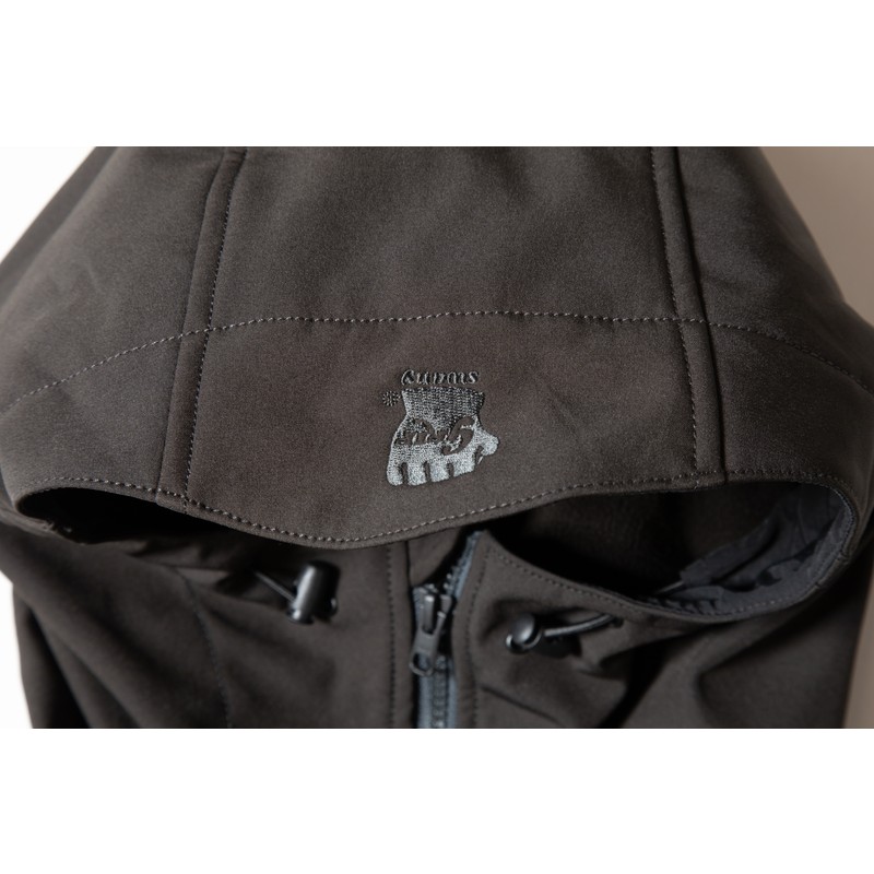 【グリップスワニー GS SOFTSHELL HOODY ブラック】 Grip Swany GS SOFTSHELL HOODY BLACK [グリップスワニー]