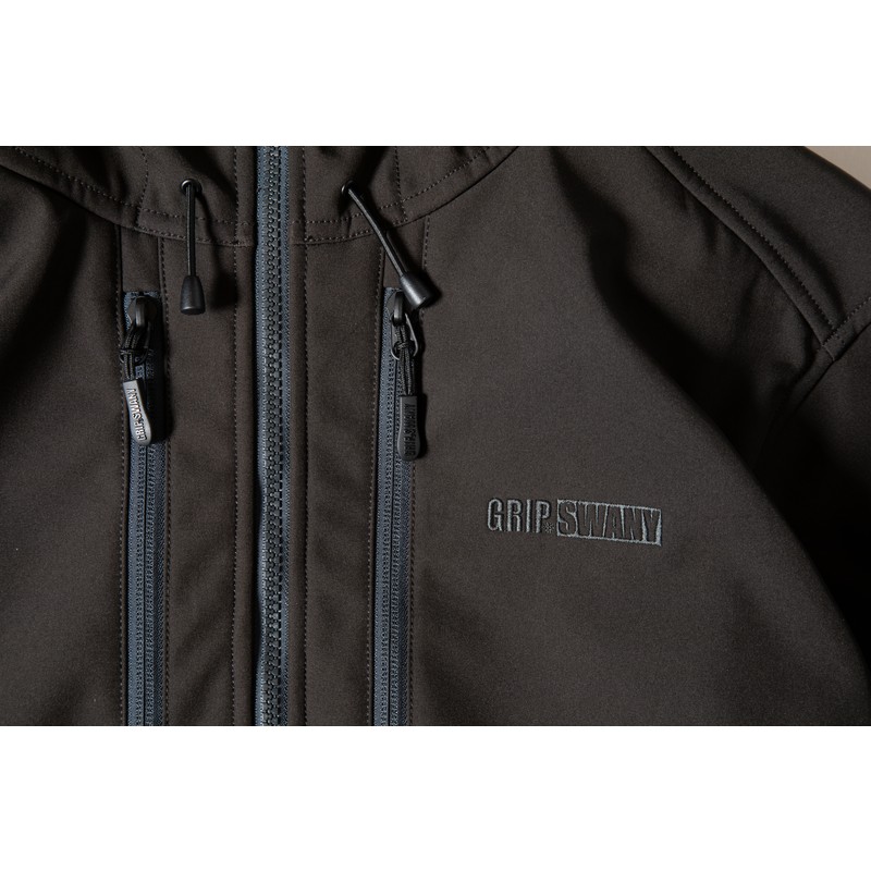 【グリップスワニー GS SOFTSHELL HOODY ブラック】 Grip Swany GS SOFTSHELL HOODY BLACK [グリップスワニー]