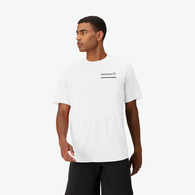 [当日出荷可][20%OFF] NORRONA senja equaliser lightweight T-shirt M's Snow White [ノローナ]