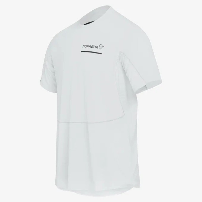 [当日出荷可][20%OFF] NORRONA senja equaliser lightweight T-shirt M's Snow White [ノローナ]