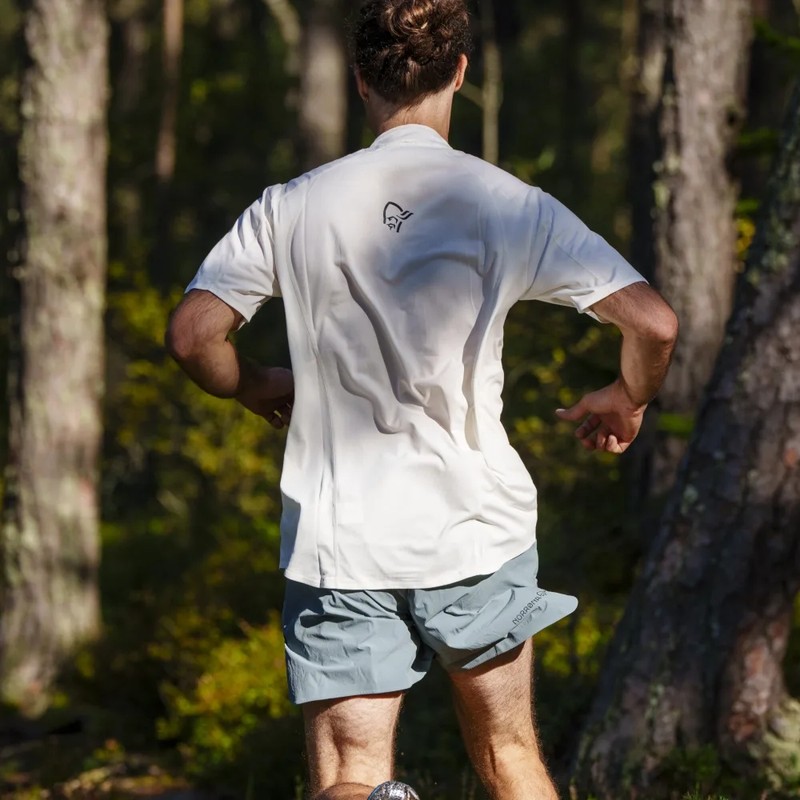 [当日出荷可][20%OFF] NORRONA senja equaliser lightweight T-shirt M's Snow White [ノローナ]