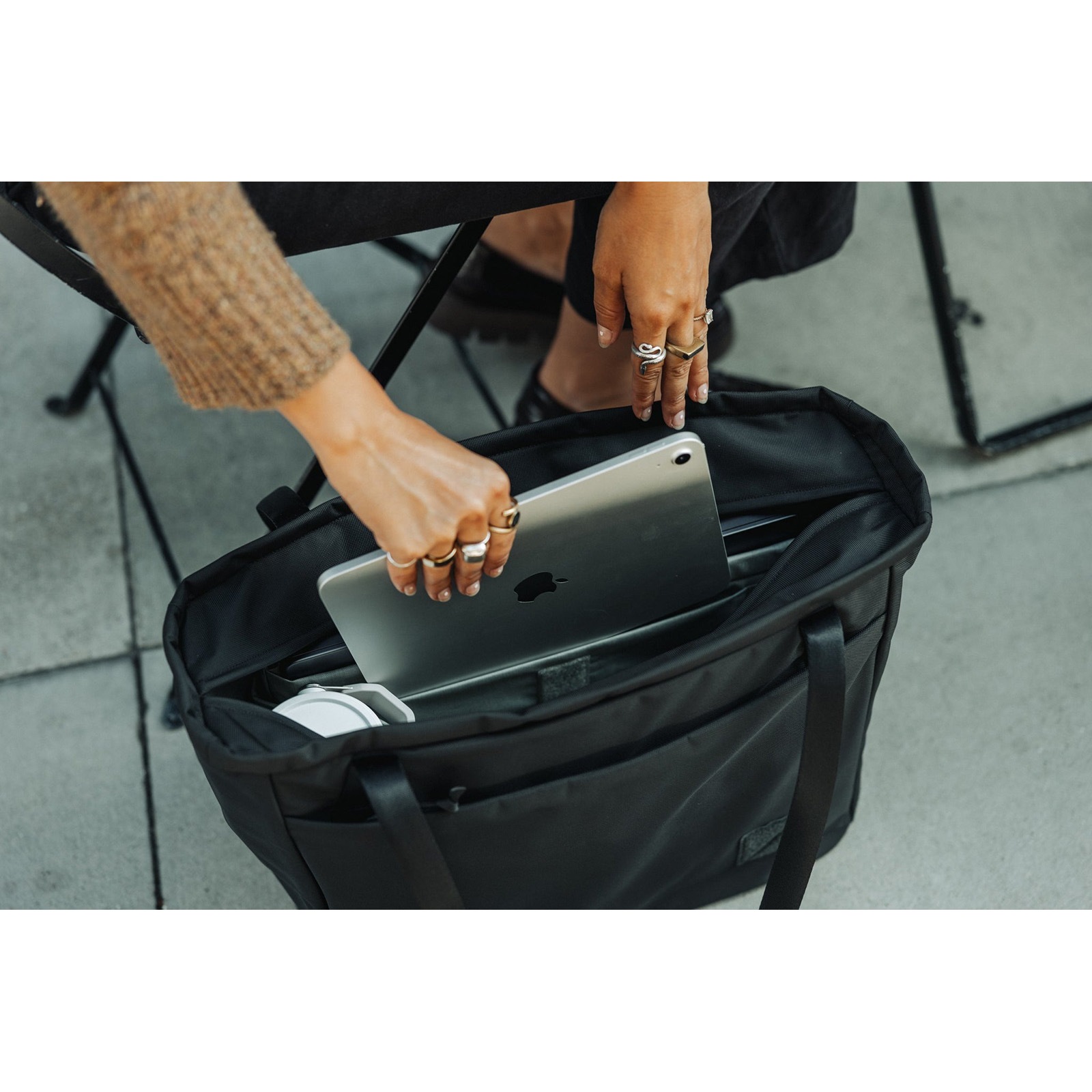 [当日出荷可] EVERGOODS CDT24 - CIVIC DAILY TOTE 24L Solution Black [エバーグッズ]