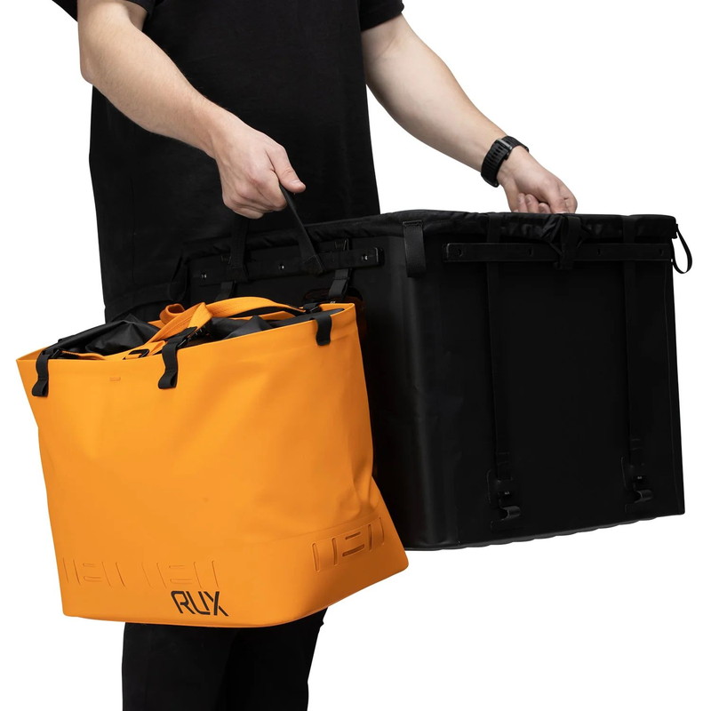 LUX ラックス ウォータープルーフバッグ ブラック H28×W38×D25cm