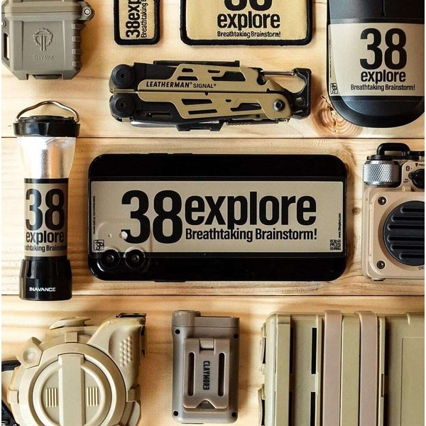 38explore セット売り 38explore 38Stickers Set Tan Color [ミヤエクスプローラー]
