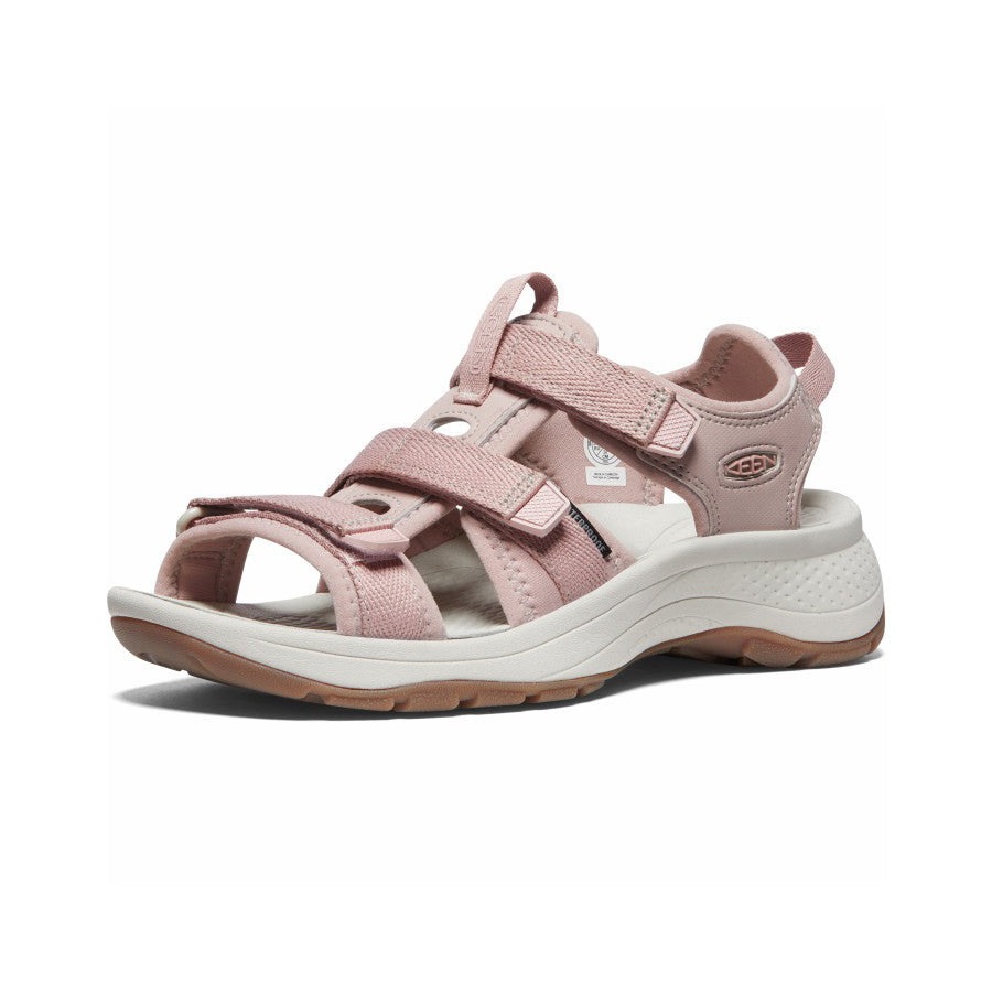 KEEN Womens Astoria West Open Toe Fawn/Silver Birc [キーン]