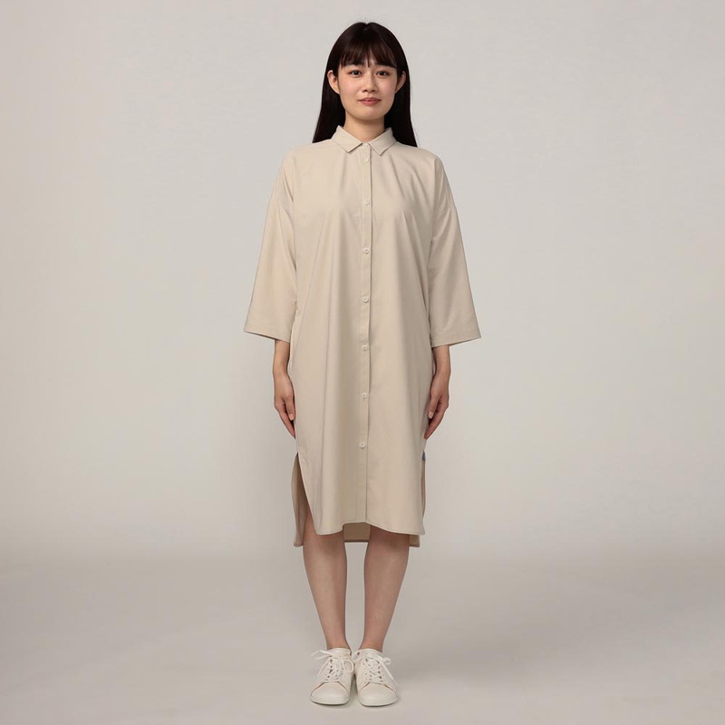HOUDINI Womens Route Shirt Dress true black [フーディニ]