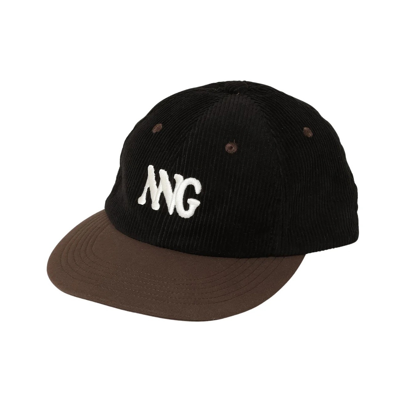 NANGA CORDUROY NNG LOGO CAP BLK [ナンガ]