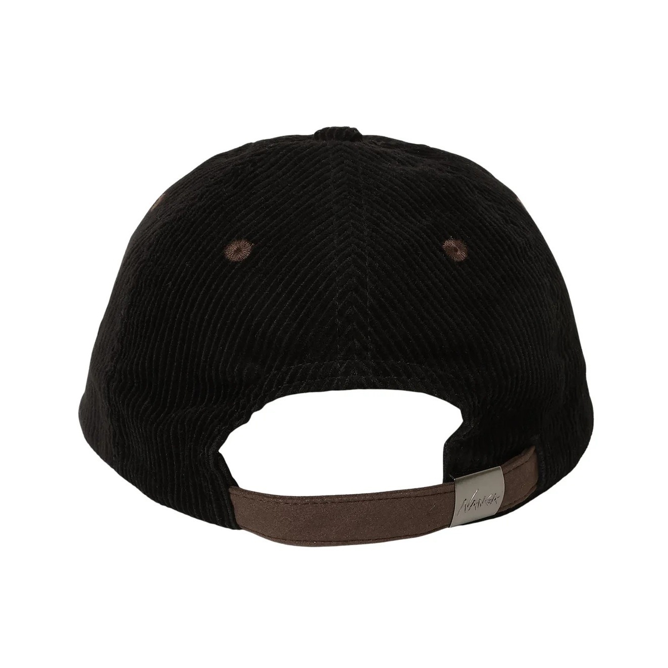 NANGA CORDUROY NNG LOGO CAP BLK [ナンガ]