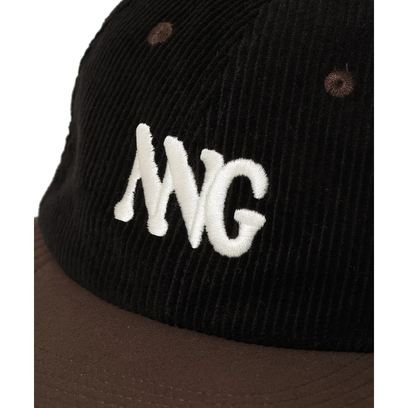NANGA CORDUROY NNG LOGO CAP BLK [ナンガ]