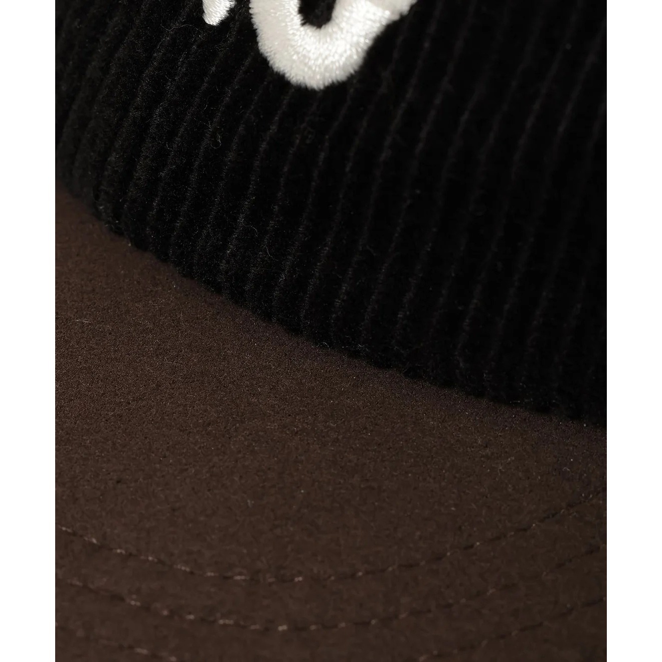 NANGA CORDUROY NNG LOGO CAP BLK [ナンガ]