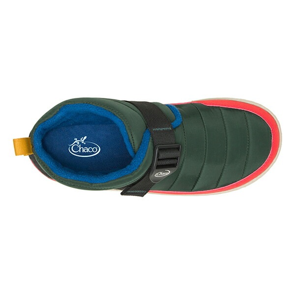 Chaco Womens Ramble Puff Linear Blocked Forest Green [チャコ]