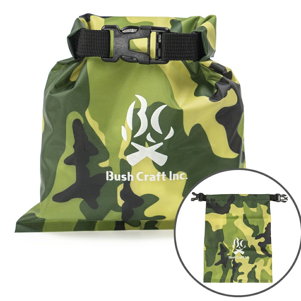Bush Craft ブッシュクラフトドライバッグ 2L カモ [ブッシュクラフト]
