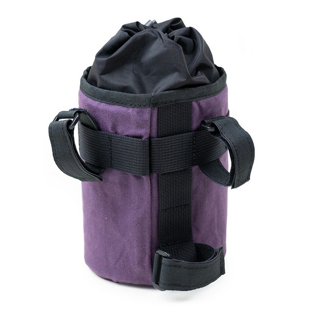 FAIRWEATHER stem bag waxed canvas/purple [フェアウェザー]
