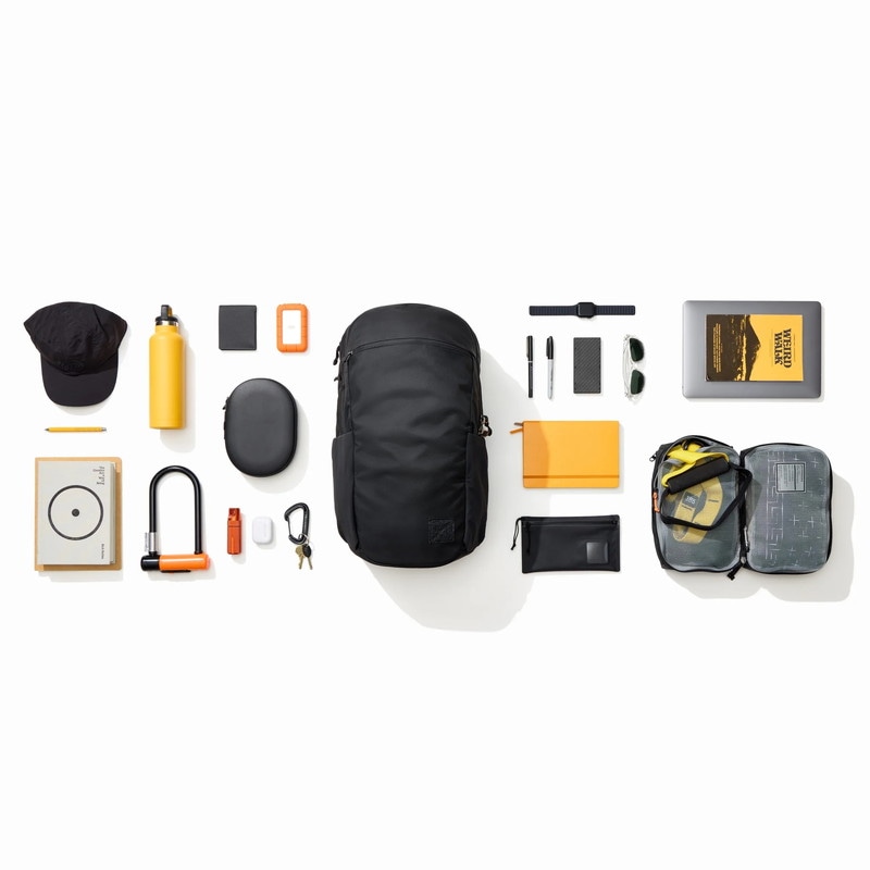 EVERGOODS CHZ26 - Civic Half Zip 26L Solution Black [エバーグッズ]