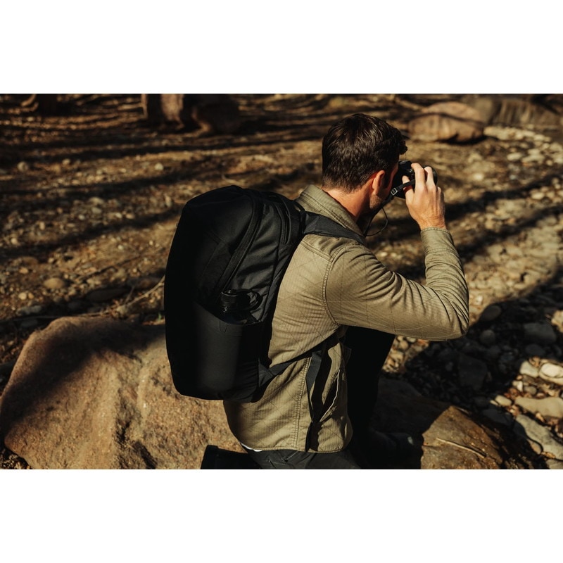 26号 ぽっち EVERGOODS CHZ26 - Civic Half Zip 26L Solution Black [エバーグッズ]