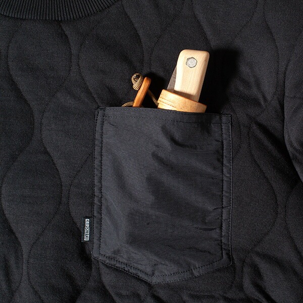 Grip Swany Camp Pocket Quilt Crew Ink Black [グリップスワニー] ブランド一覧,Grip