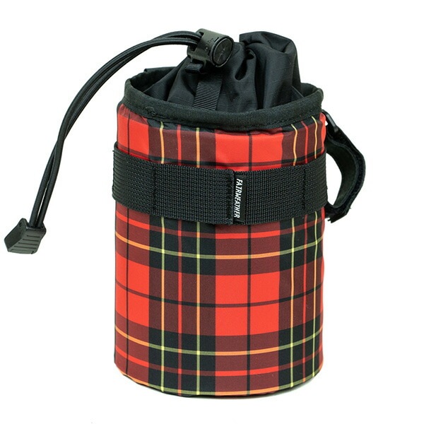 FAIRWEATHER stem bag red check [フェアウェザー]