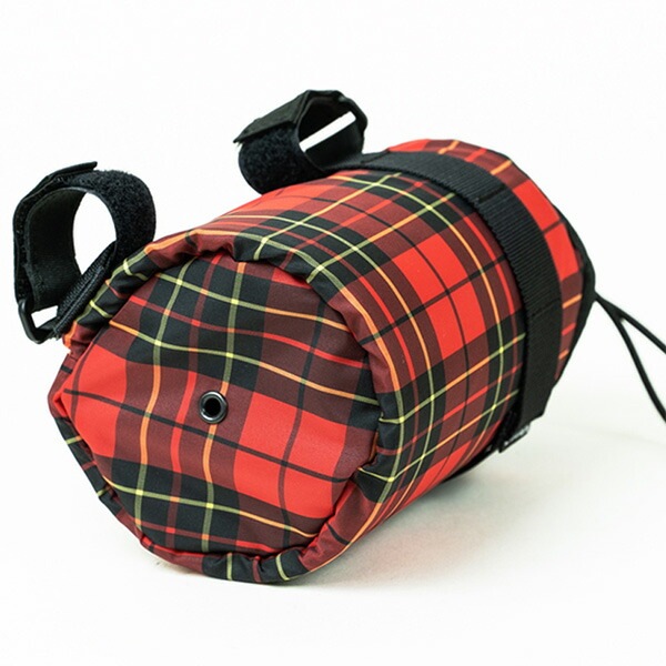 FAIRWEATHER stem bag red check [フェアウェザー]