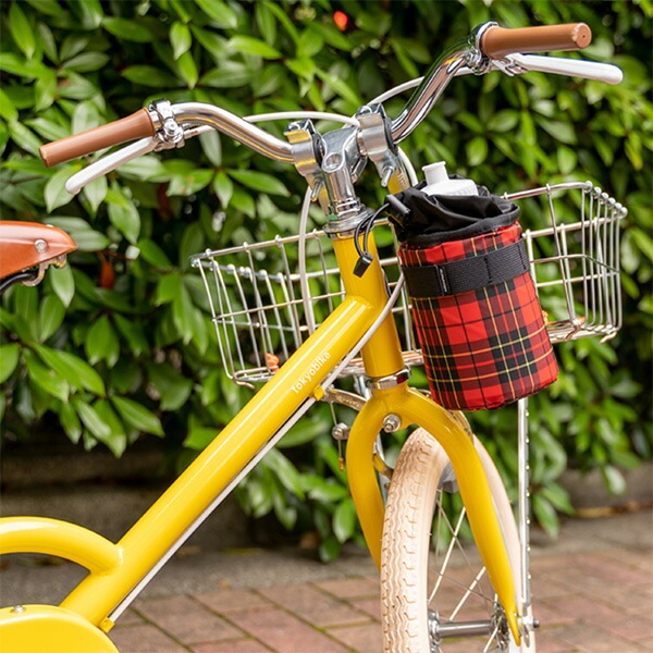 FAIRWEATHER stem bag red check [フェアウェザー]