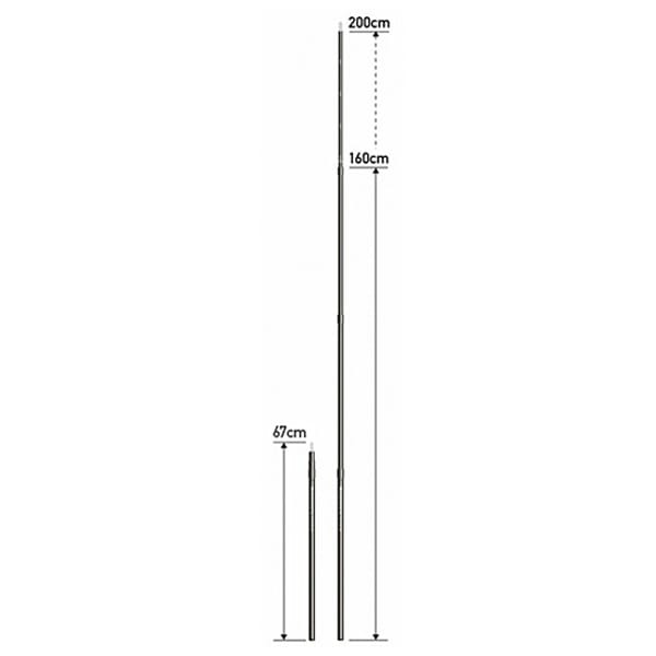 【ああああ】MONORAL モノラル スライドポール 200-160 MONORAL スライドポール II [モノラル]