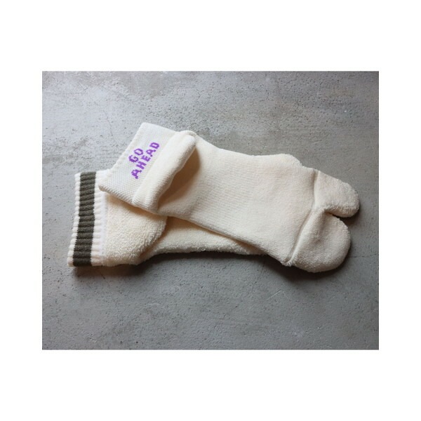 [当日出荷可] halo commodity Reversible Socks 2 Ivory [ハロ コモディティ]
