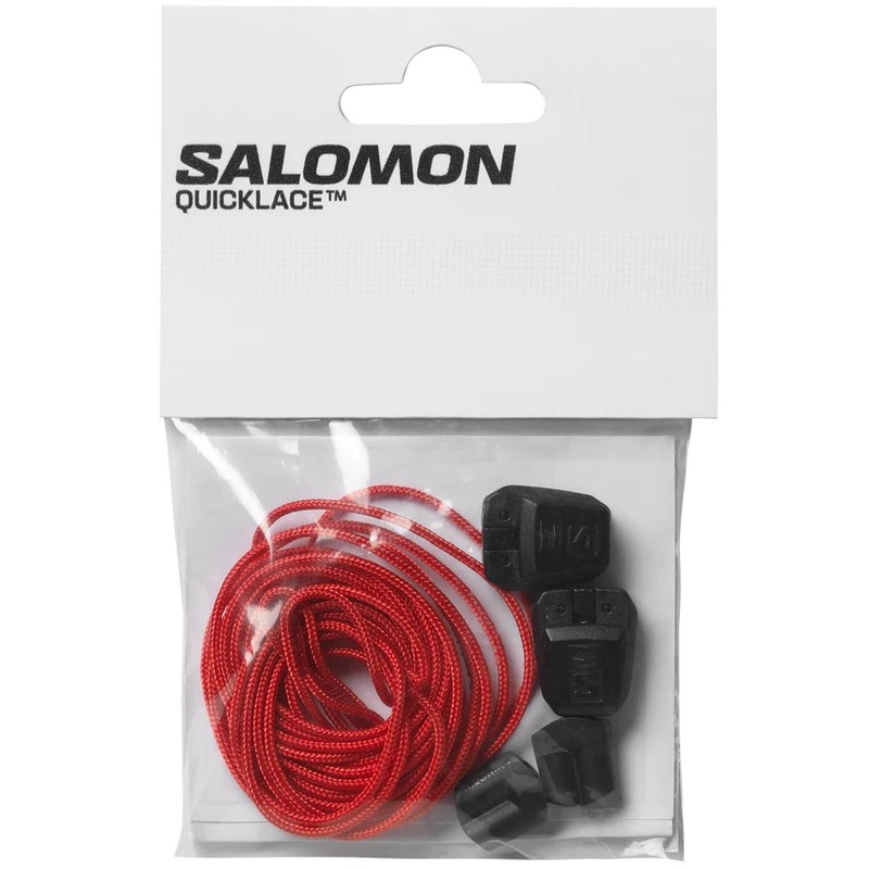SALOMON Quicklace Kit Racing Red/Black/Black [サロモン]