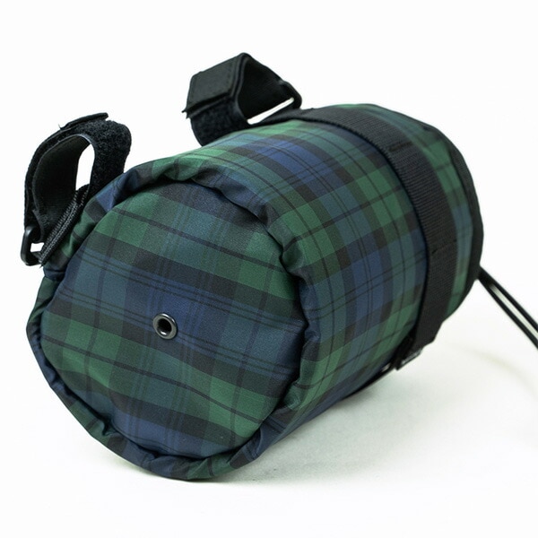 FAIRWEATHER stem bag green check [フェアウェザー]