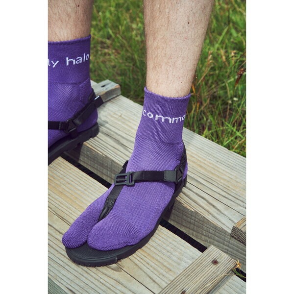 [当日出荷可] halo commodity Reversible Socks 3 Black [ハロ コモディティ]