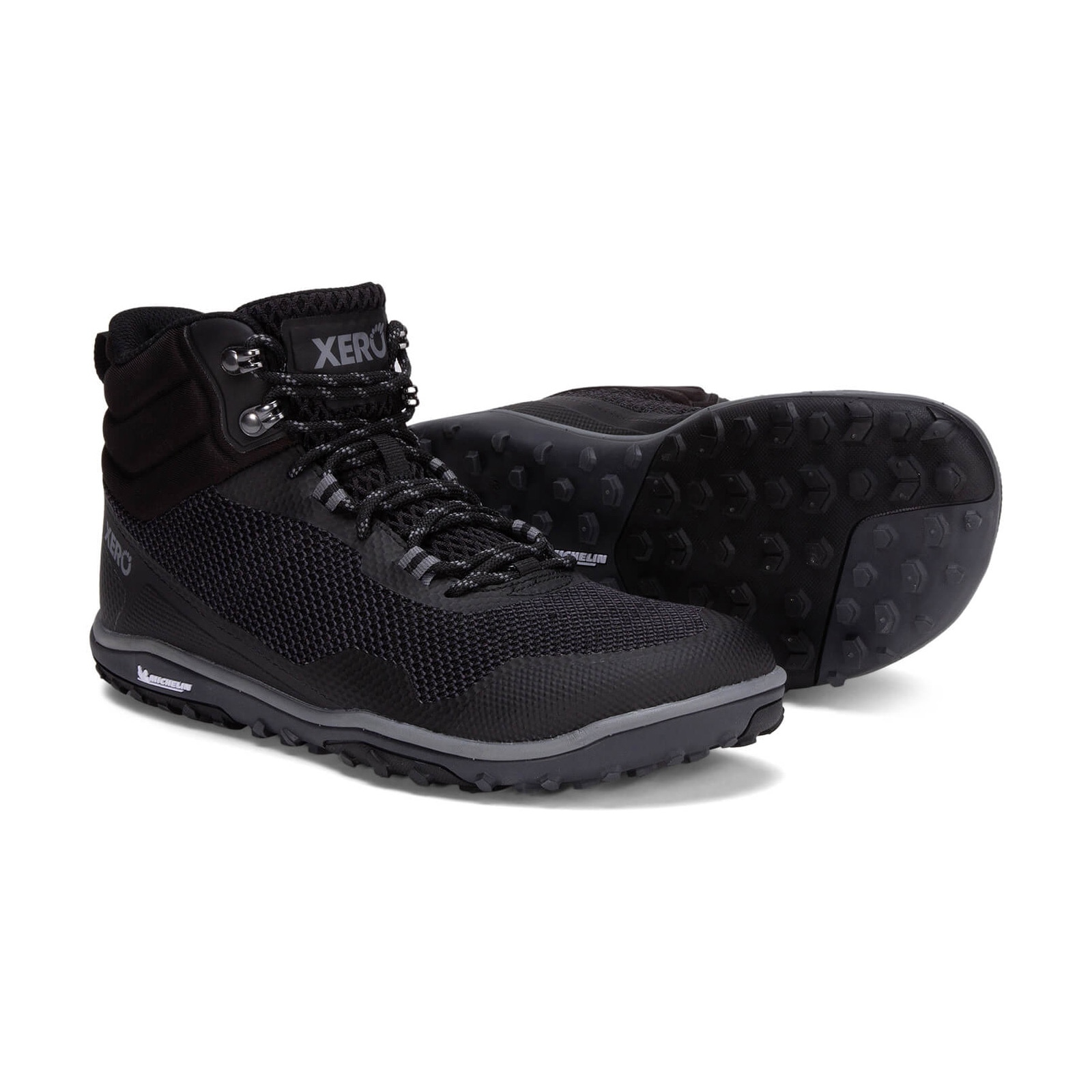 Xero Shoes Mens SCRAMBLER MID Black [ゼロシューズ]
