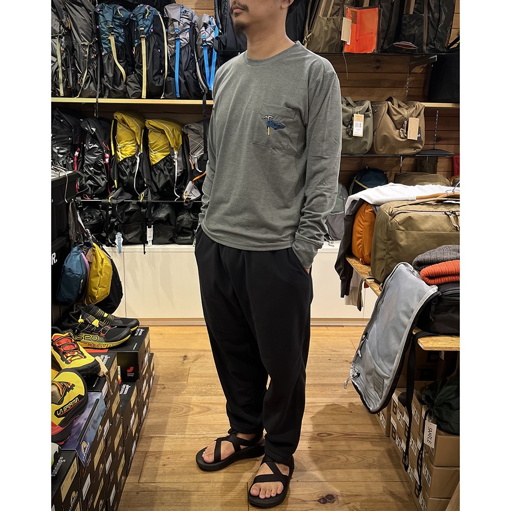 Teton Bros. TB Axe L/S Tee Green Gray [ティートン ブロス]