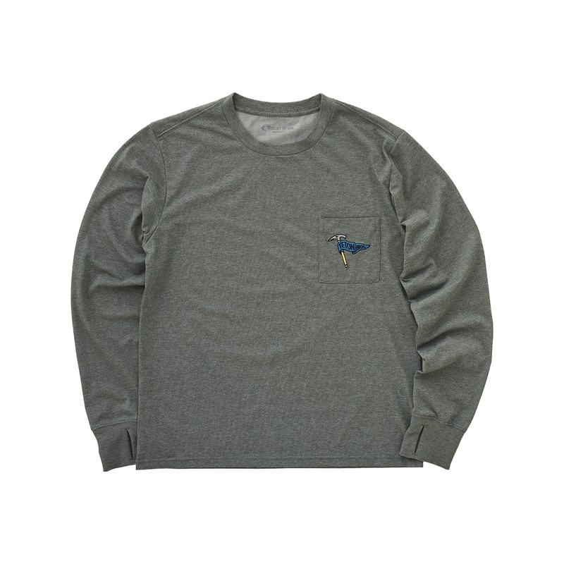 当日出荷可] Teton Bros. TB Axe L/S Tee Green Gray