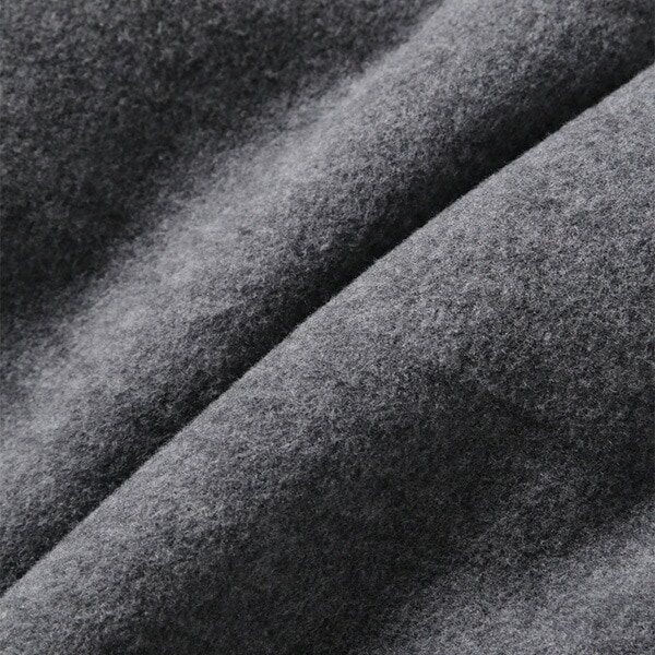 and wander wool fleece cardigan gray [アンドワンダー]