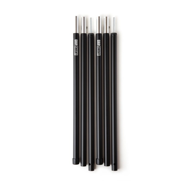 新品未使用 グリップスワニー GSポール 130cm 2本 GRIP SWANY Grip Swany GS Pole 130 (Fireproof GS Tent用) Black 130cm×2本