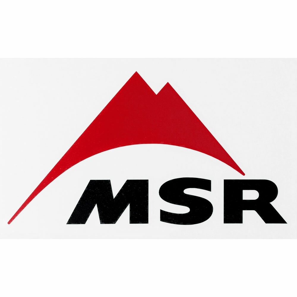 MSR MSR 転写ステッカー レッド/ブラック Mサイズ [エムエスアール]