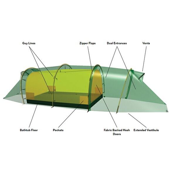 HILLEBERG Kaitum 4 GT Green [ヒルバーグ]